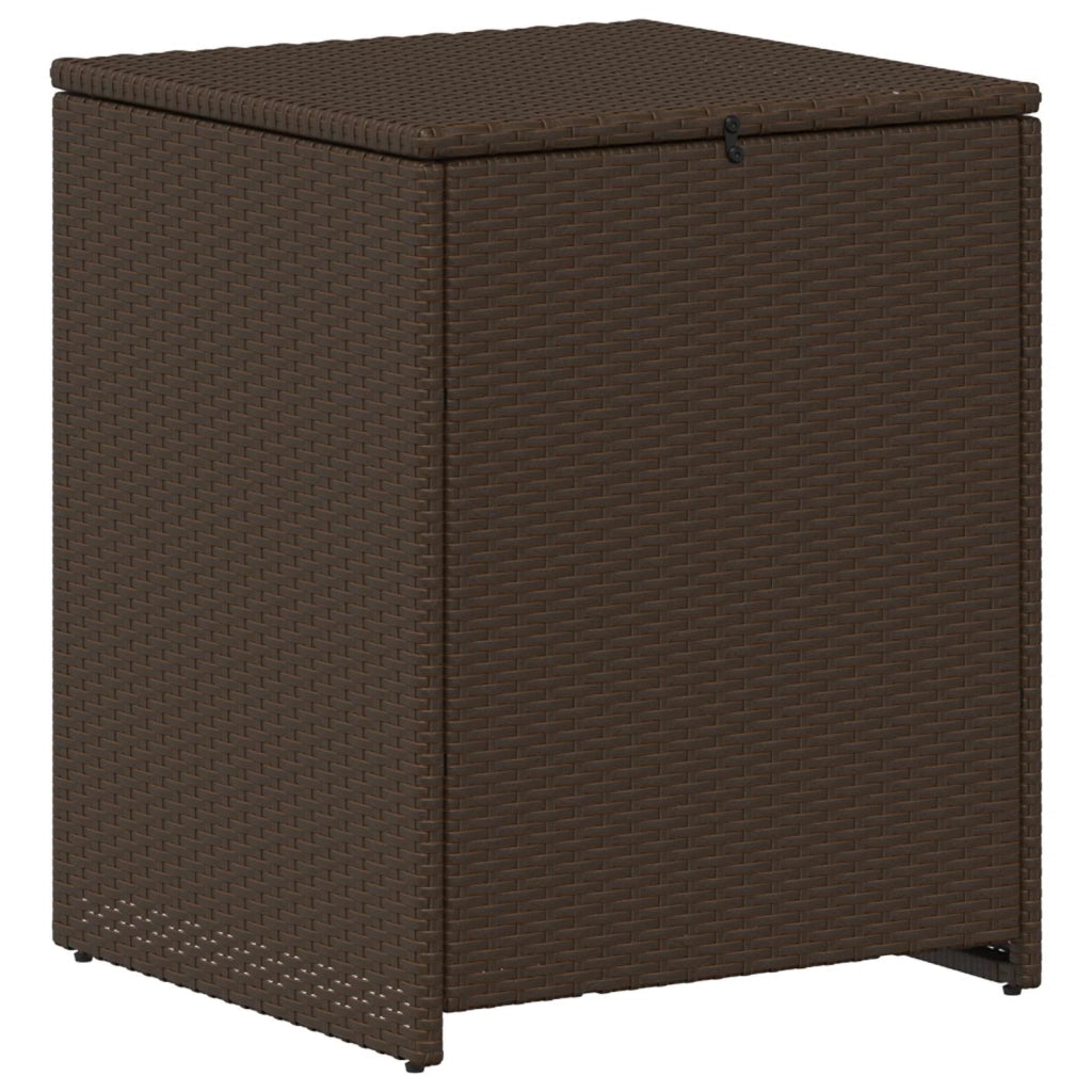 Set di divani 8 pz Marrone e Rosso Rattan sintetico e Acciaio 3448435