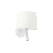 Faro Barcelona 64308-01 - CONGA Lampada da parete con lettore bianca/bianca