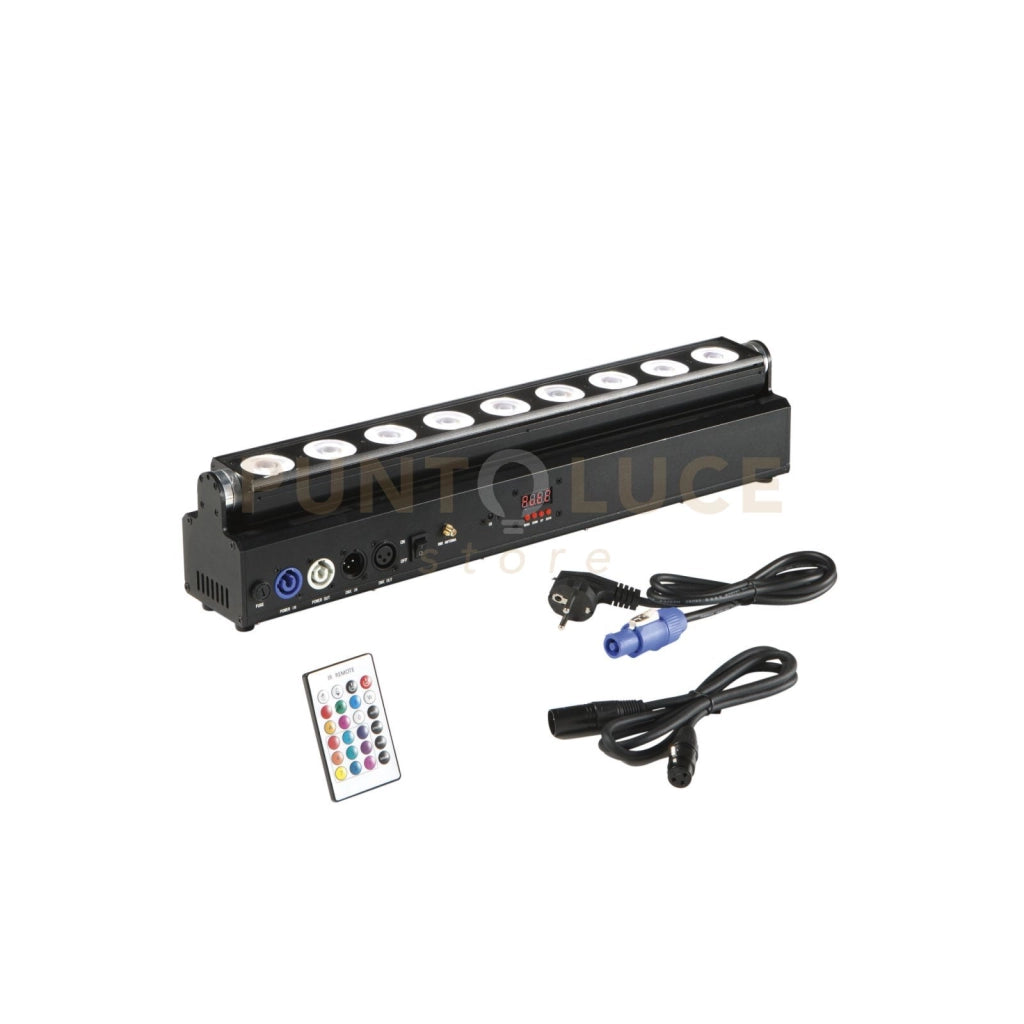 WALLWASHER LED SHOW RICARICABILE 162W RGBW+UV Wi-Fi IP22 53,5X8,45X6,06CM