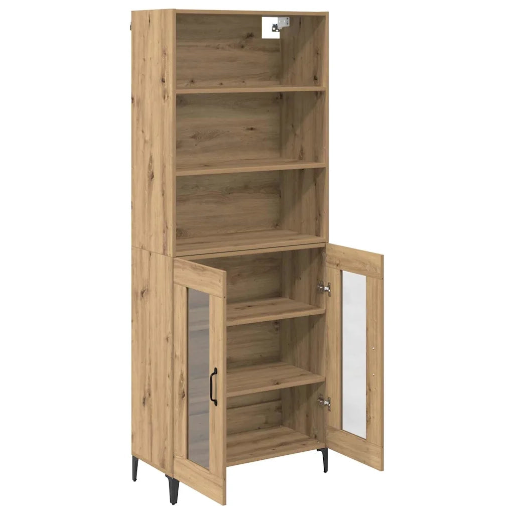 Credenza | Madia | Buffet da pranzo | Armadio da pranzo Rovere artigianale 69,5 x 34 x 180 cm