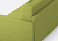 Divano 2 Posti 158x85x85 cm Karay in Tessuto Verde