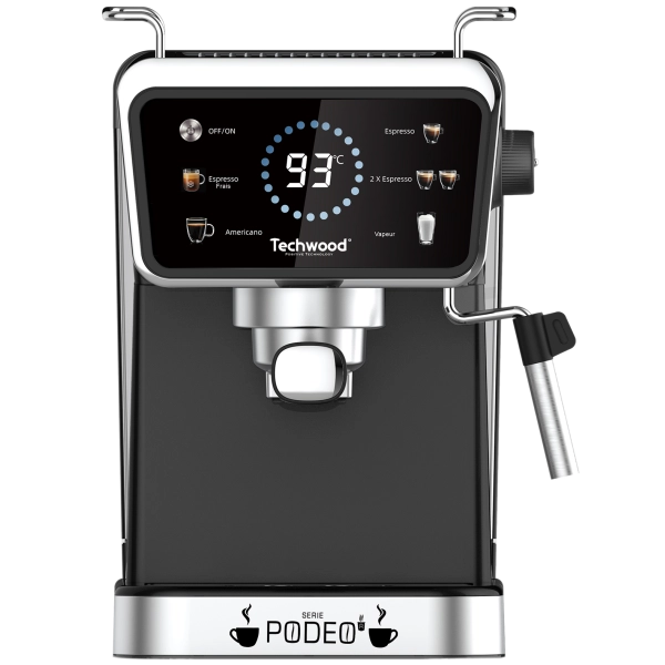Macchina da Caffè Espresso 20 Bar 1350W con Cappuccinatore – Per Caffè Macinato e Capsule, Serbatoio 1,5L