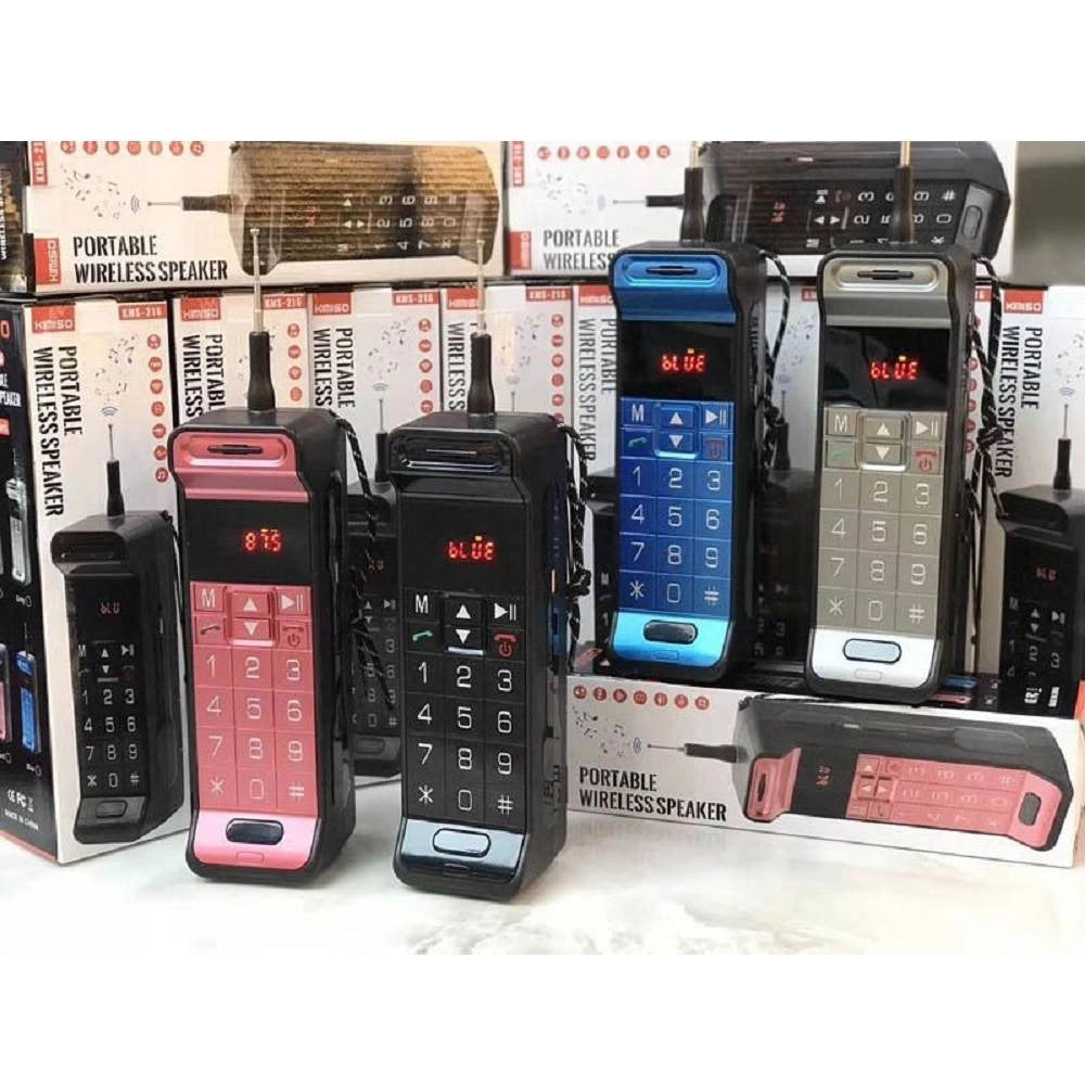Trade Shop - Altoparlante Wireless Bluetooth Kimiso Kms-216 Speaker Usb / Tf Card / Radio Fm -