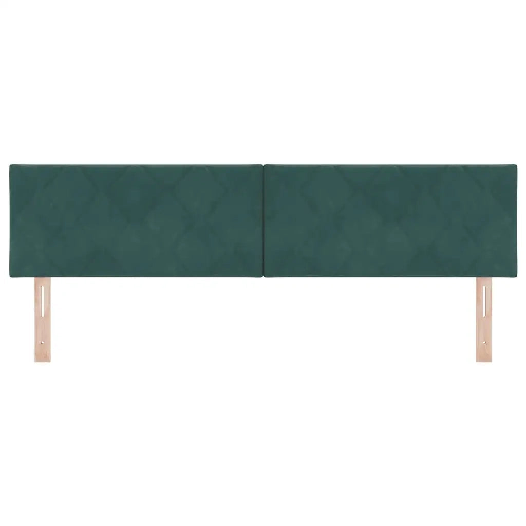Testiera LED Verde Scuro 180 cm Velluto 3338249