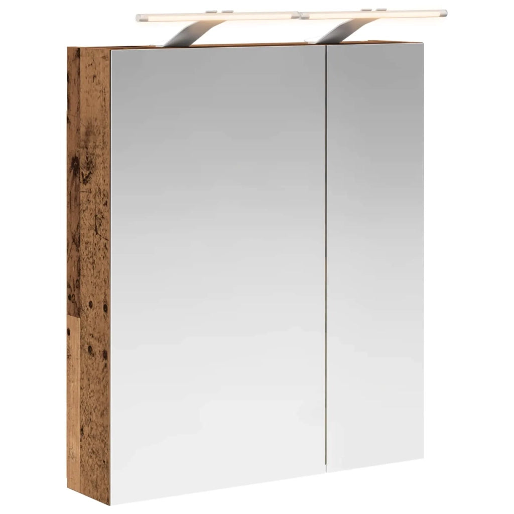 Mobiletto per specchio da bagno Legno vecchio 60 x 14,5 x 70 cm