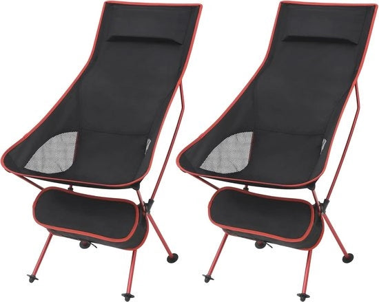 Set di 2 Sedili da Campeggio Flessibili fino a 140 kg - Ultraleggeri e Multifunzionali