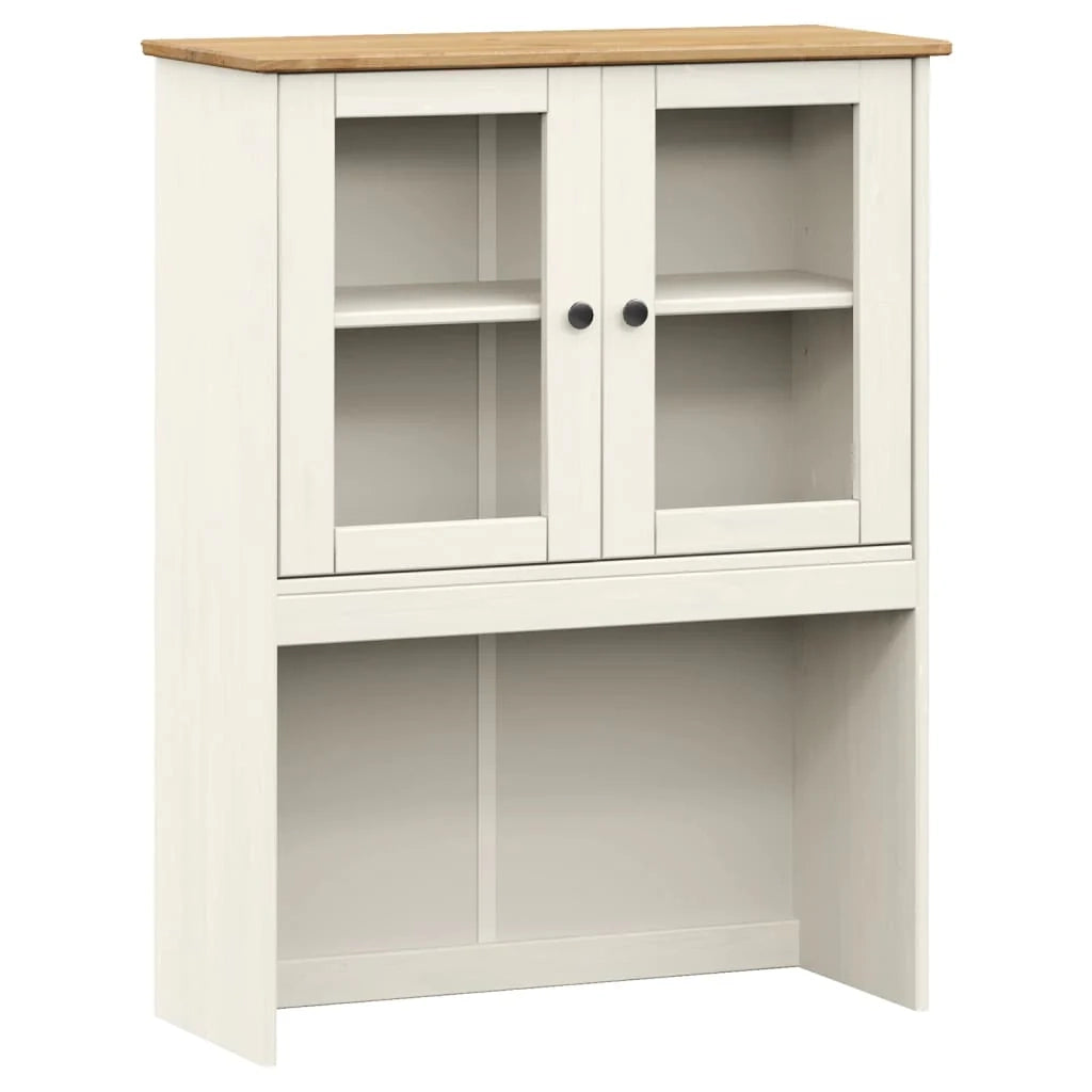Buffet credenza cassettiera armadio mobile contenitore organizer cucina soggiorno salotto alto 78 x 40 x 175 cm legno massello di pino bianco 02_0035661