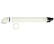 KIT FUMI CON TUBO E CURVA COASSIALE Ø60/100   IMMERGAS