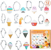 12 forme per biscotti pasquali, piccole, forme per biscotti pasquali, forma di coniglio, forma di biscotto pasquale, forma per biscotti pasquali da forno (12 pezzi)