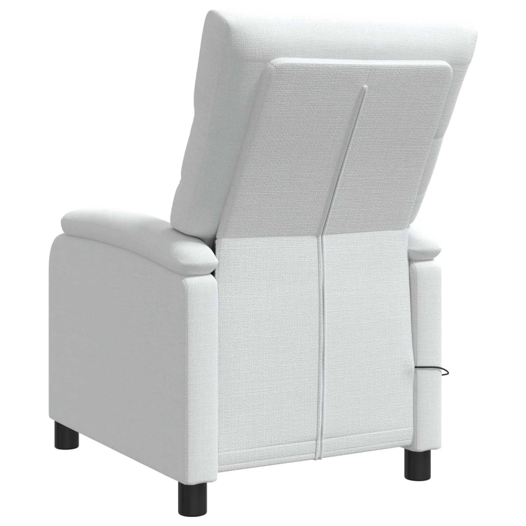 Divano Sedia-Poltrona Massaggiante Bianco Tessuto 494141