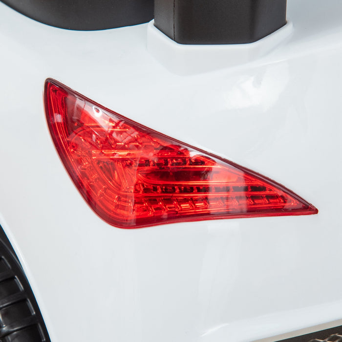 Auto Macchina Cavalcabile per Bambini Clacson e Musica Bianca