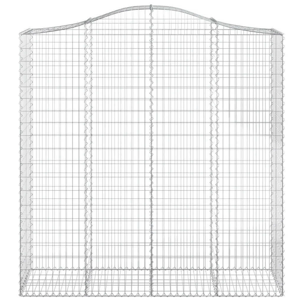 Cesto Gabbione ad Arco 200x50x200/220 cm Ferro Zincato