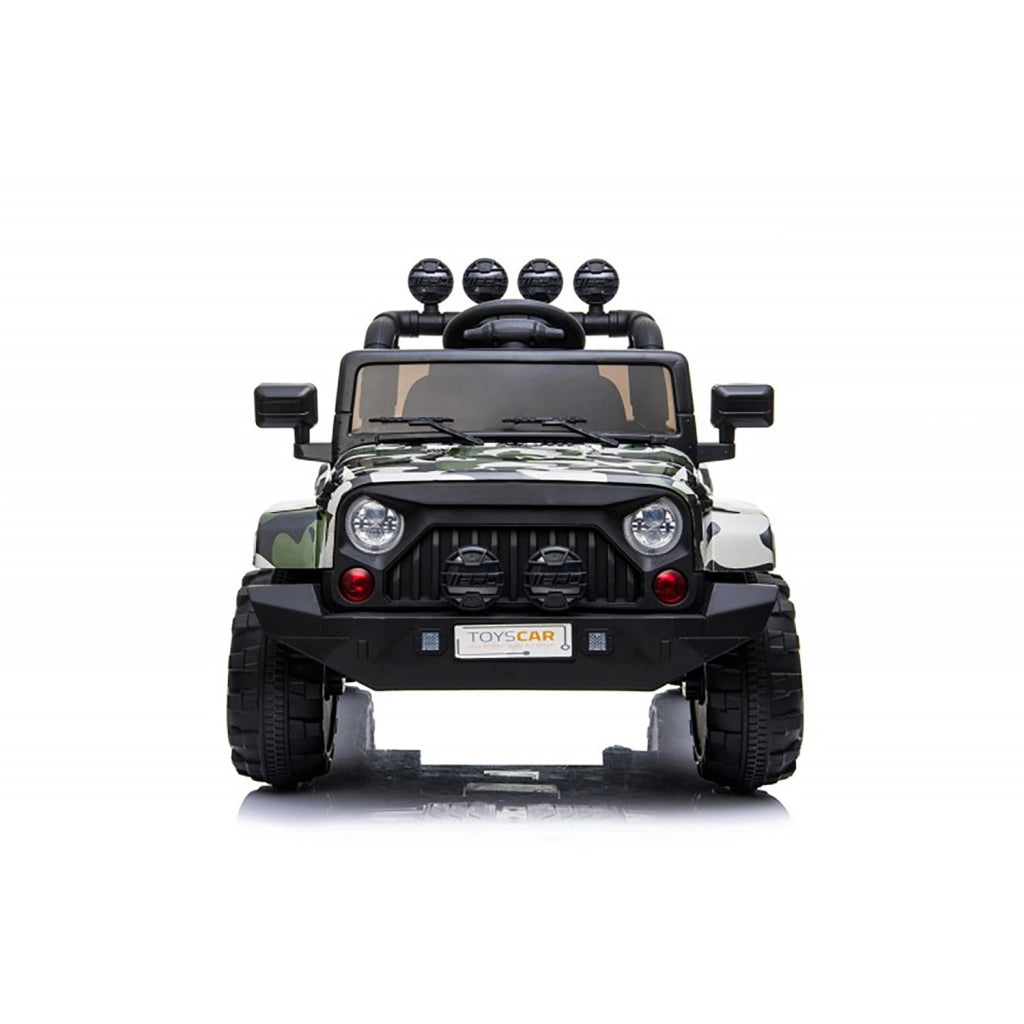 Macchina Elettrica per Bambini Fuoristrada Adventure 12V con Telecomando Mimetico