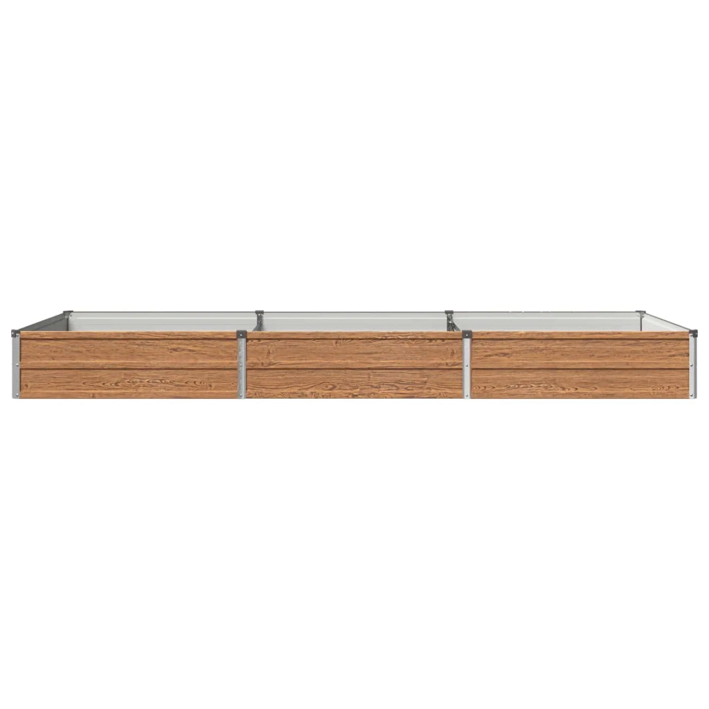 Letto rialzato da giardino Marrone legno 240 x 80 x 24 cm 8006482