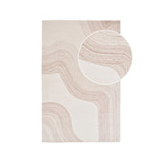 Tappeto Rettangolare Surat, Beige, Lana, 160x230x1 cm