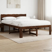 Letto matrimoniale con testiera ROSTOCK Marrone Scuro 3405461