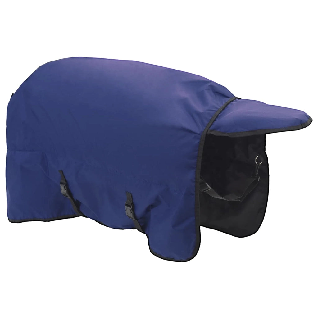 Coperta per Cavalli Verde Scuro e Nero 155 cm Poliestere CFW2774993