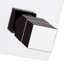 Rubinetto termostatico da incasso per doccia senza deviatore - serie qubika thermo