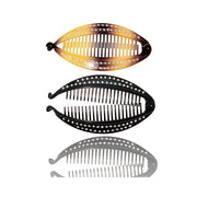 Trade Shop - Fermacoda Pesce Glitter Brillantini Banana Pettine Ferma Coda Ferma Capelli -