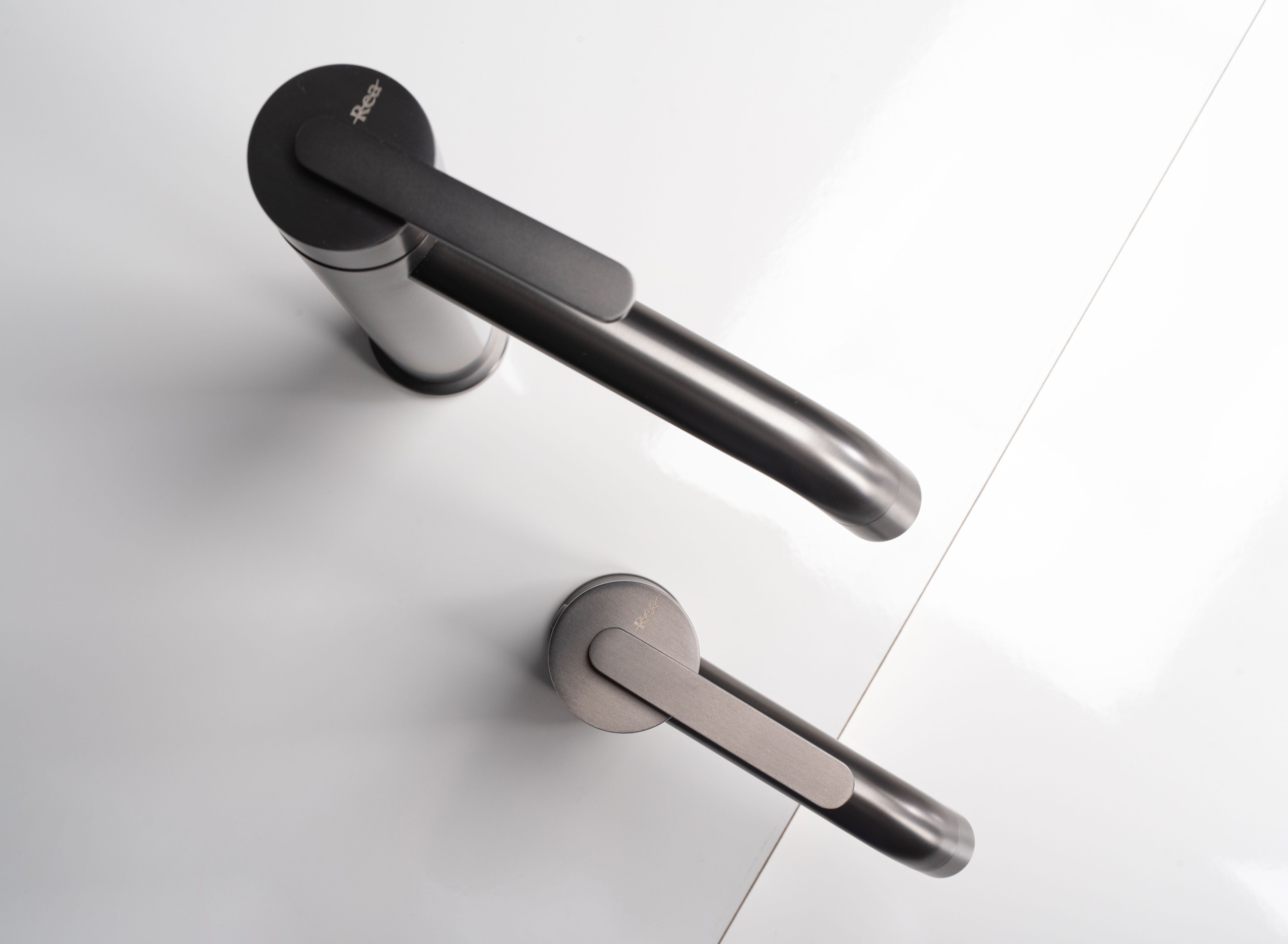 Rubinetto Da Bagno Rea Ontario Gun Grey