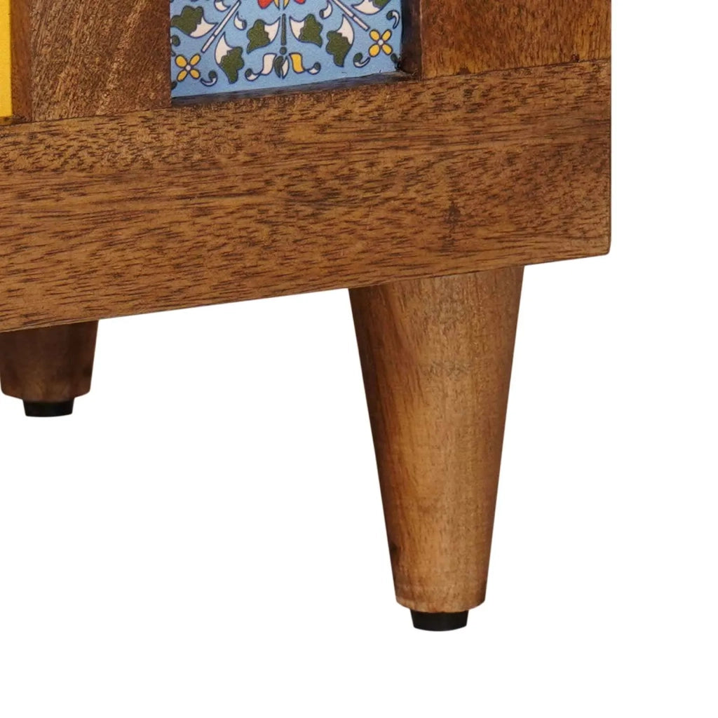 Armadio da Notte con cassetto Marrone 50 x 33 x 62 cm