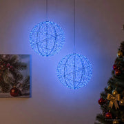 Luce a punta di Natale 2 pz 1000 LED Blu Diametro 40 x 42 cm 42049789