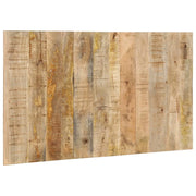 Testiera 140 cm in Legno Massello di Mango Grezzo 4017500