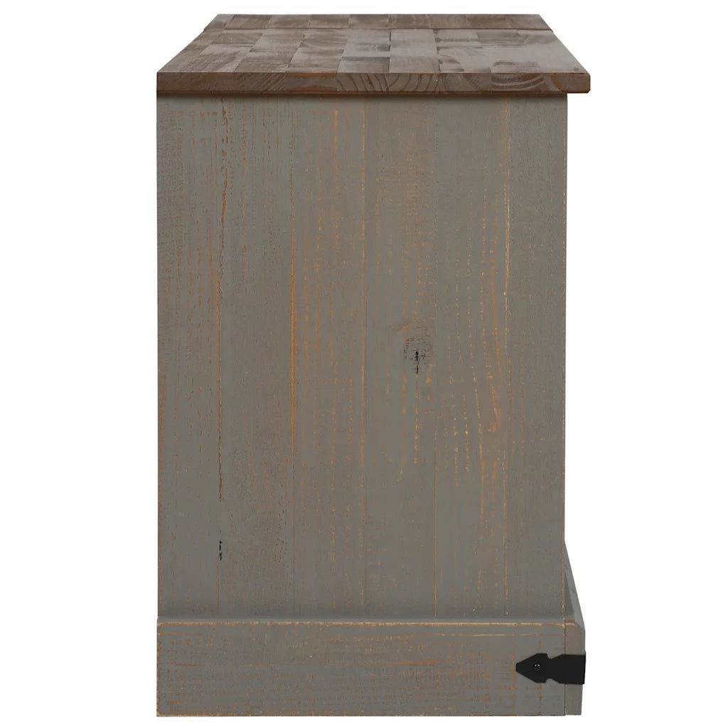 vidaXL Mobile Porta TV HALDEN 2 Ante Scorrevoli Grigio 150x40x60 cm