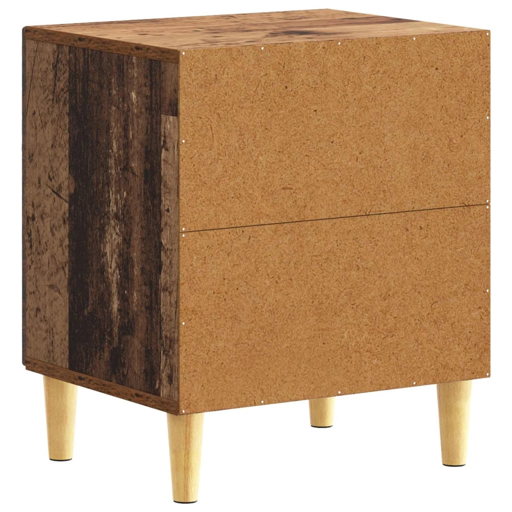 Comodino 2 pcs Legno antico 43 x 34,5 x 50 cm 895042
