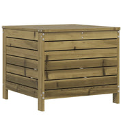 Poggiapiedi da Giardino 62x63,5x53,5cm Legno Impregnato di Pino CFW4663463