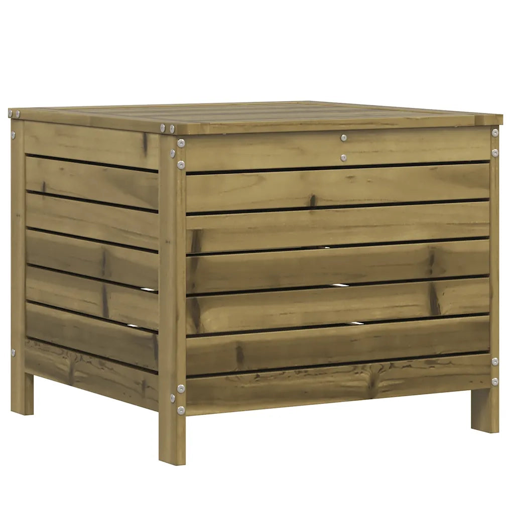 Poggiapiedi da Giardino 62x63,5x53,5cm Legno Impregnato di Pino CFW4663463