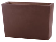Vaso 50x36x70 cm in Polietilene Schio Cassa Alta 50 Bronzo