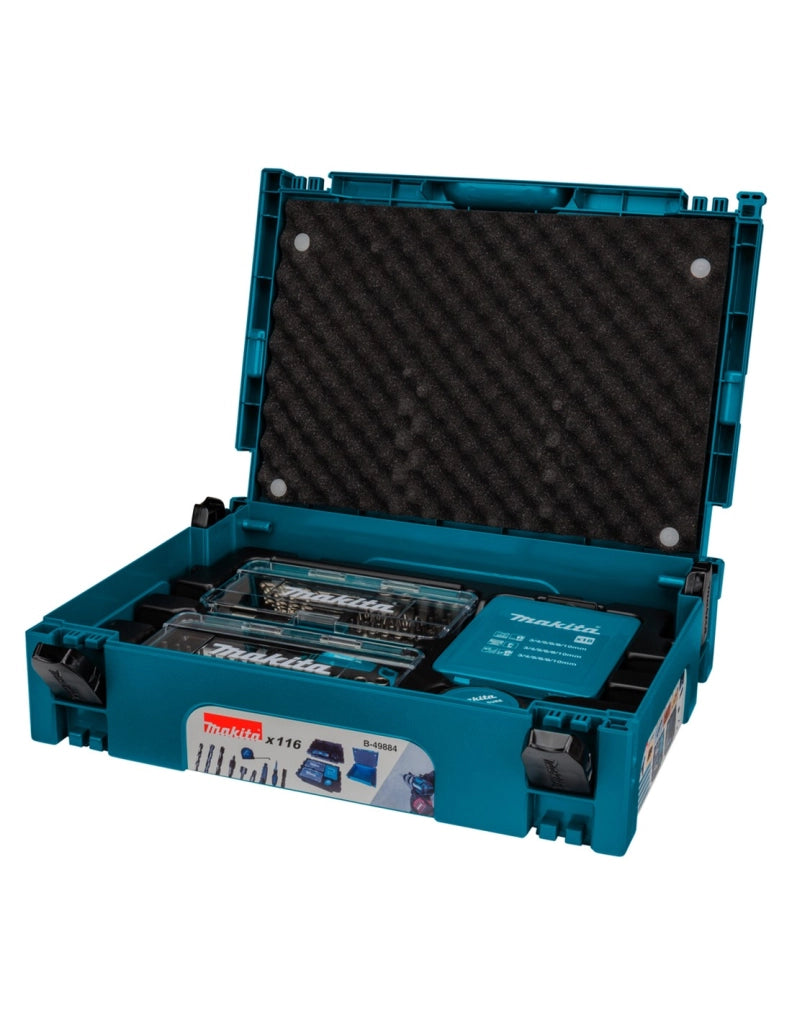 Set di accessori MAKPAC MAKITA B-49884 (116 pezzi)