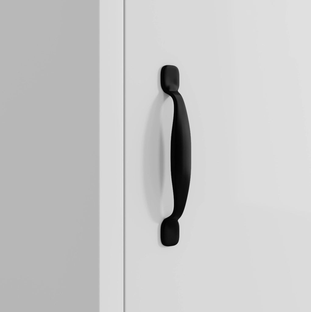 Mobile bagno 38x26x172.5 cm con ripiani regolabili; resistente all'acqua e all'umidità in MDF bianco