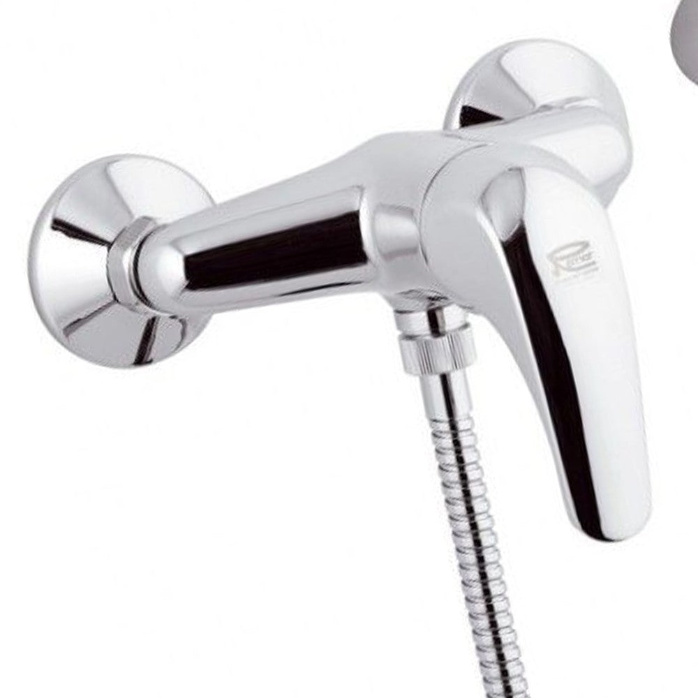 Rubinetto esterno doccia con doccia duplex e leva frontale - serie project