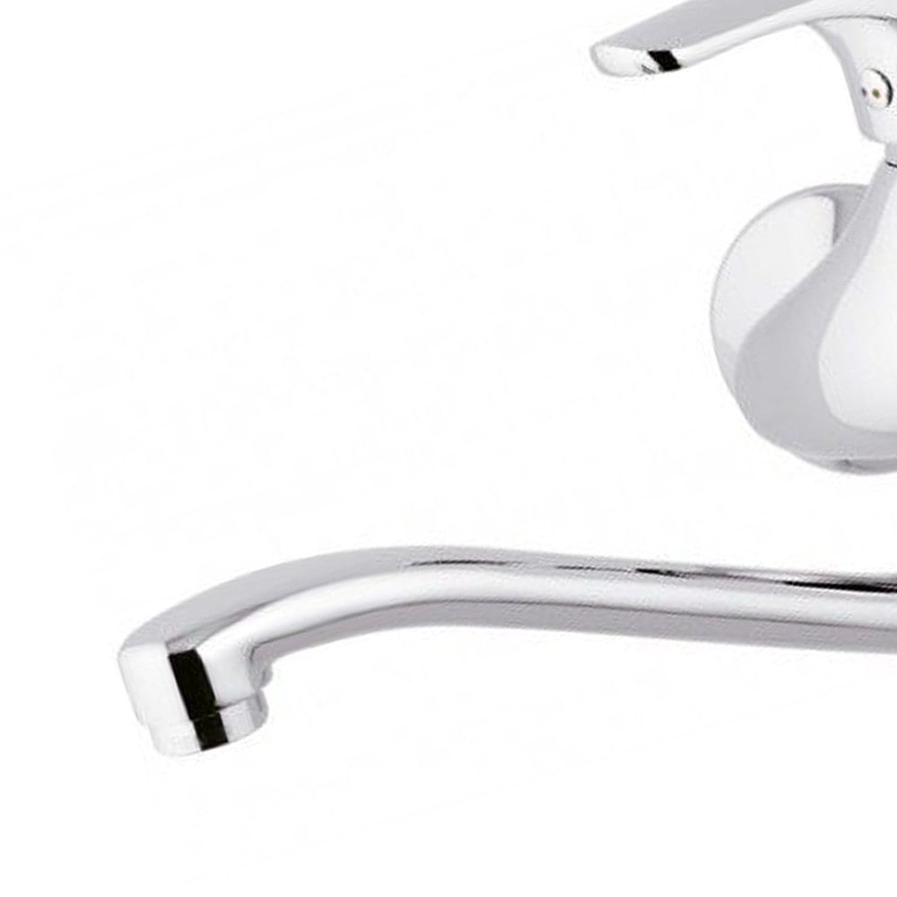 Rubinetto lavello a muro con bocca a s girevole - serie project