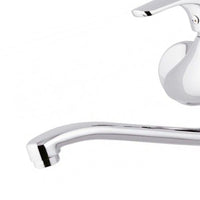 Rubinetto lavello a muro con bocca a s girevole - serie project