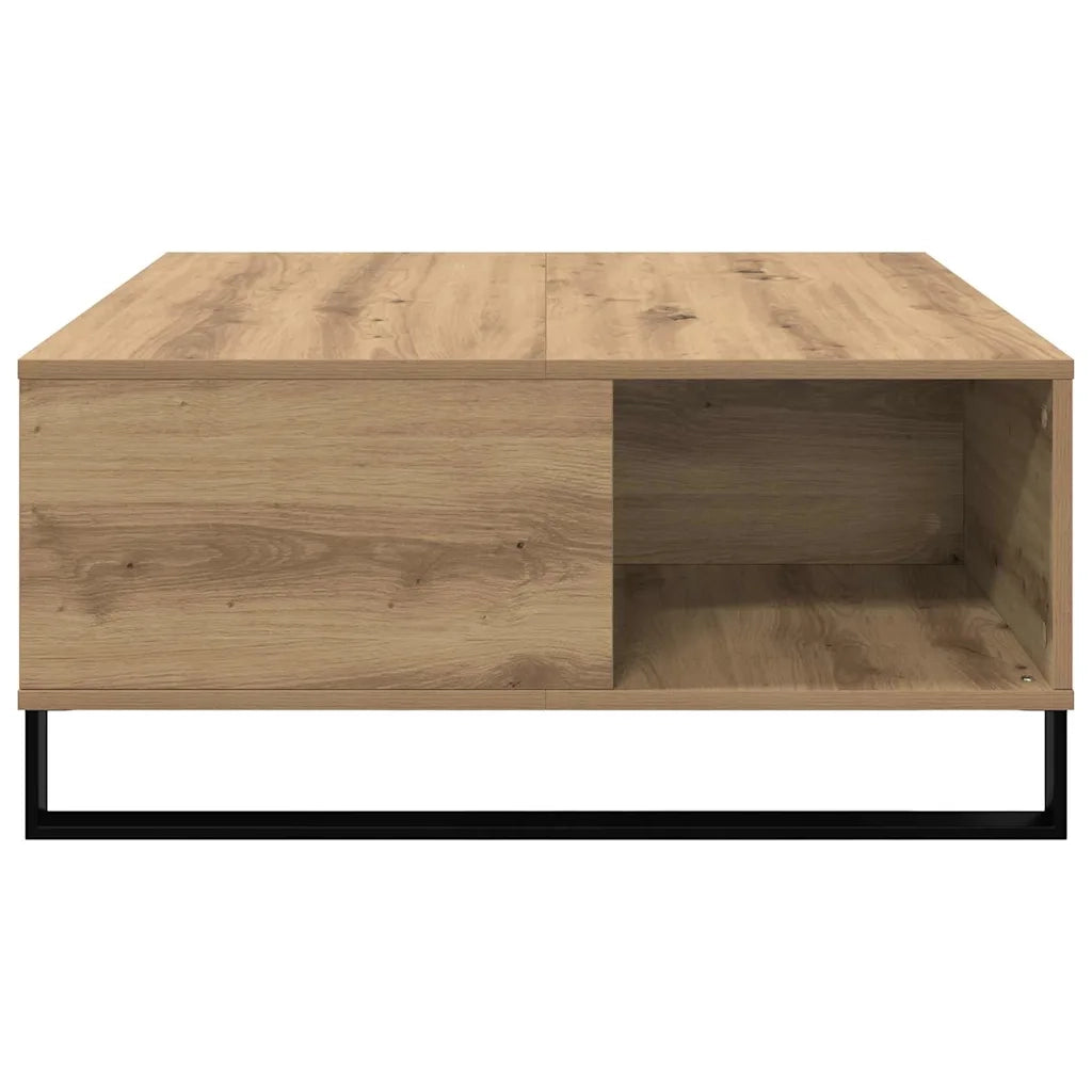 Tavolino da Salotto-Tavolino da soggiorno-Tavolo Rovere artigianale 80 x 80 x 36,5 cm 989039
