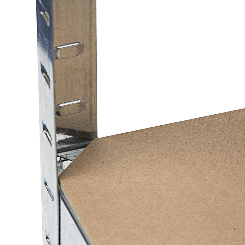 Scaffale portaoggetti per carichi pesanti 179 cm acciaio zincato argento 13_0001061