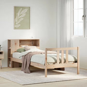Giroletto con Libreria senza Materasso 75x190 cm in Legno Pino