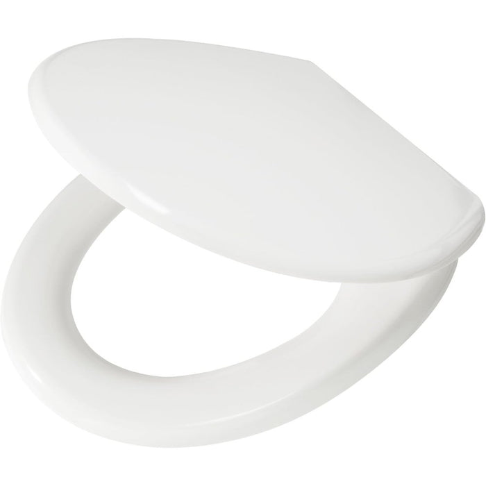 Tiger eton sedile per wc, acciaio inox, duroplast, bianco, 37,5