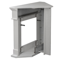 Camino a Bioetanolo da Pavimento ad Angolo 110x63x102 cm Ford Bianco