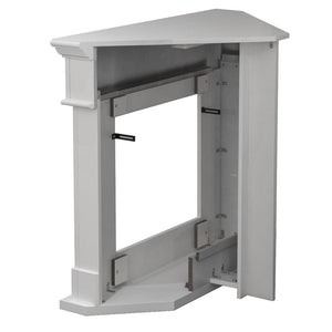 Camino a Bioetanolo da Pavimento ad Angolo 110x63x102 cm Ford Bianco