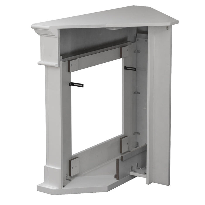 Camino a Bioetanolo da Pavimento ad Angolo 110x63x102 cm Ford Bianco