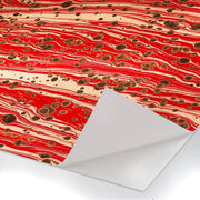 MARBLED PAPER - RED - Pellicola adesiva in PVC finitura opaca Misura: 100x200 cm