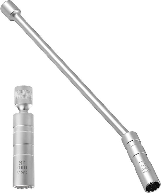 Bougieleutine Premium 2 pezzi 14 mm 16 mm 12 lobi con chiave magnetica per attrezzi da candela