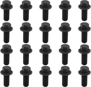 Bouti a flangia 20 pezzi - M8x20mm - Compatibili con John Deere - OEM GX22456 - Viti a tappo - Per tagliagrass e attrezzature esterne - Vite