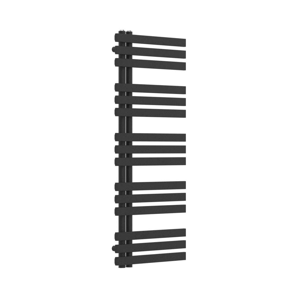 Scalda Asciugamani da Parete Slidre ad Acqua Calda 120 x 50 cm - Nero [neu.haus]