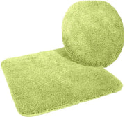 Kit di pulizia per bagno 2-in-1, composto da un set di 47x50 cm per pulire il vetro e un tappeto di 50x55 cm senza spazio per le caviglie.