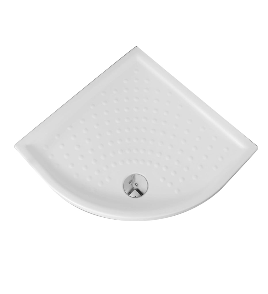 Piatto Doccia 80x80xh.6 cm Angolare Bianco Ceramica Dianhydro